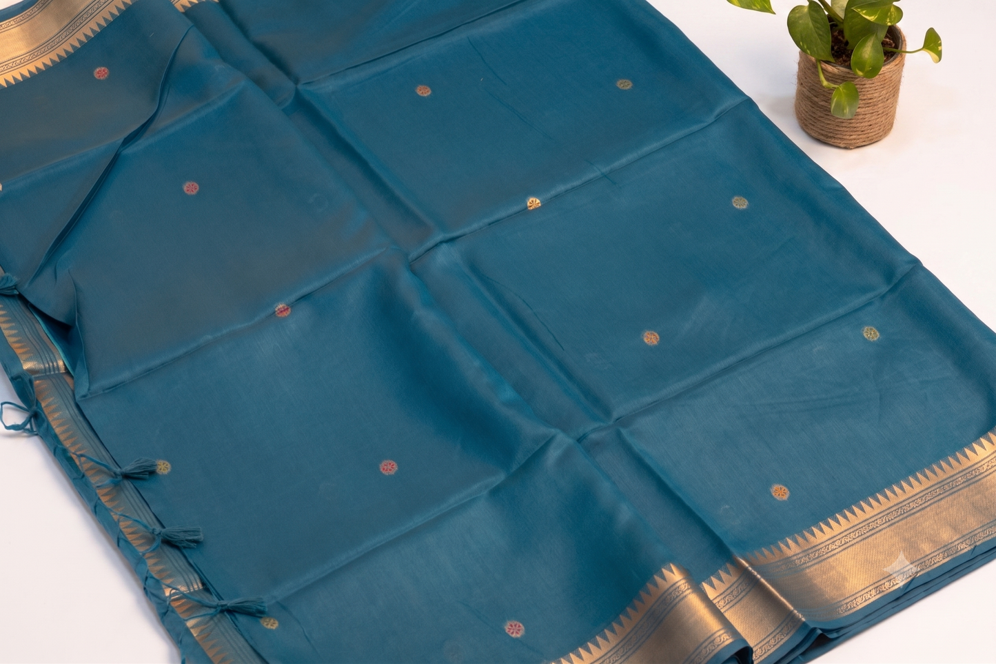 Mayura Heritage - Blue Silk Saree