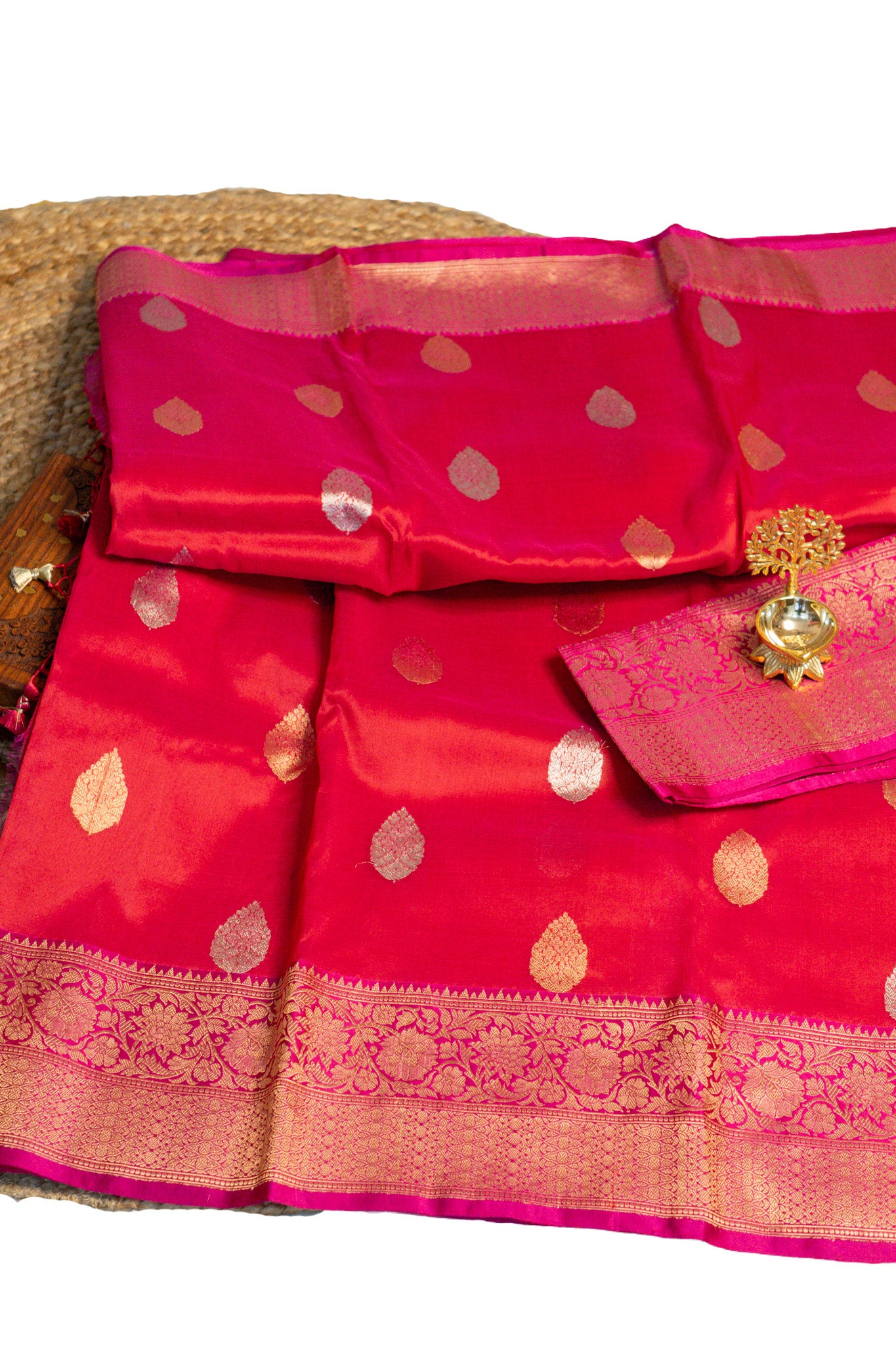 Aanya - Kora Organza Banarasi Saree