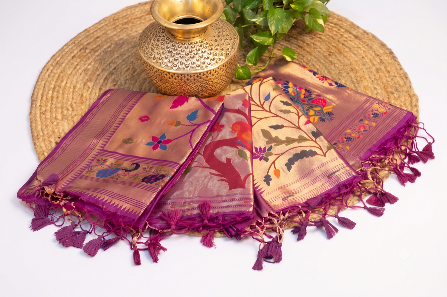 Purple Sarees