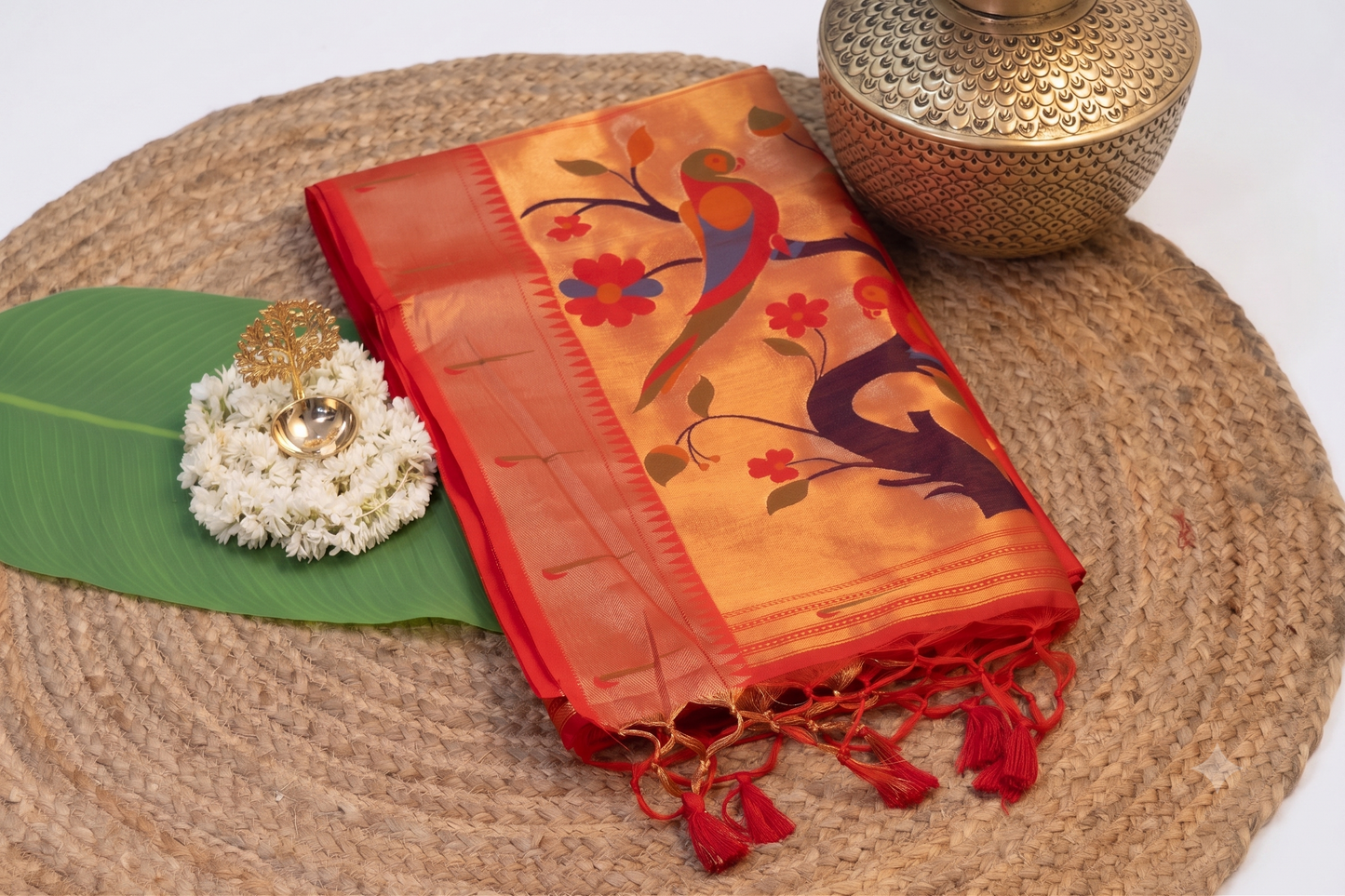 Shuka - Red Silk Saree