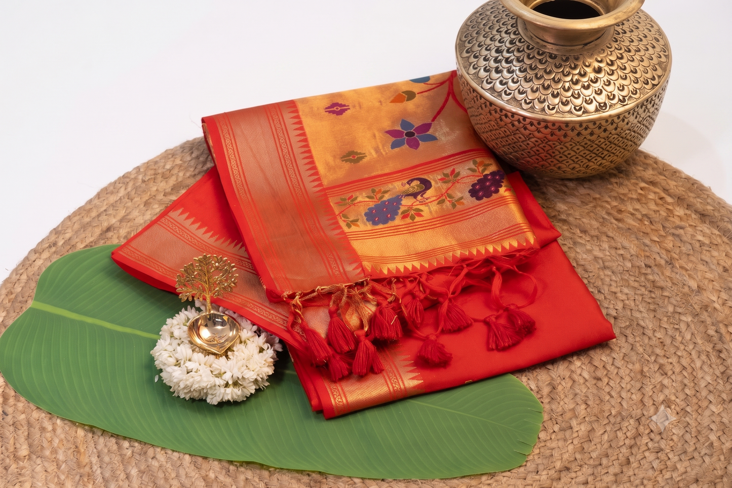 Mayura Heritage - Red Silk Saree