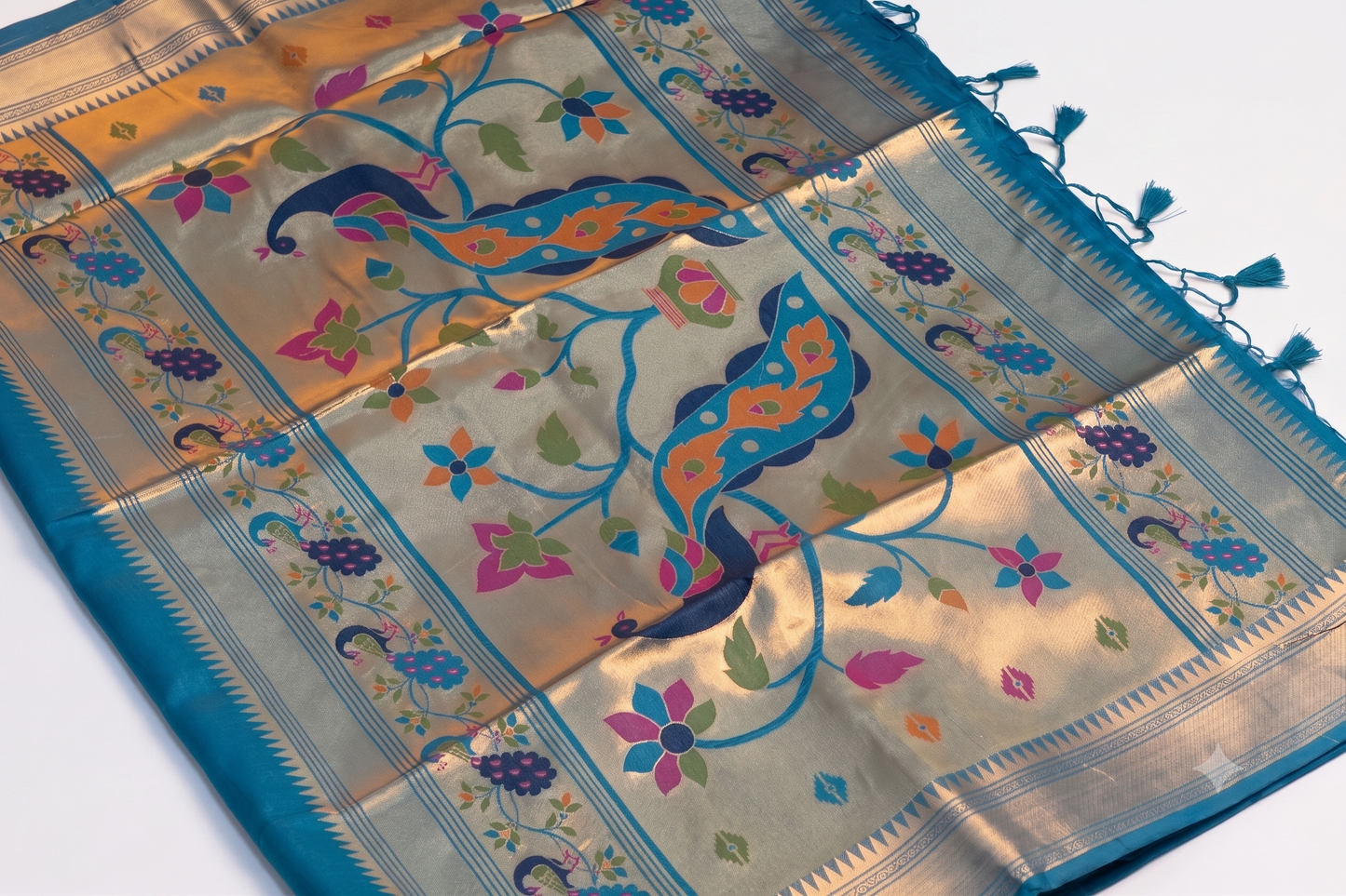 Mayura Heritage - Blue Silk Saree
