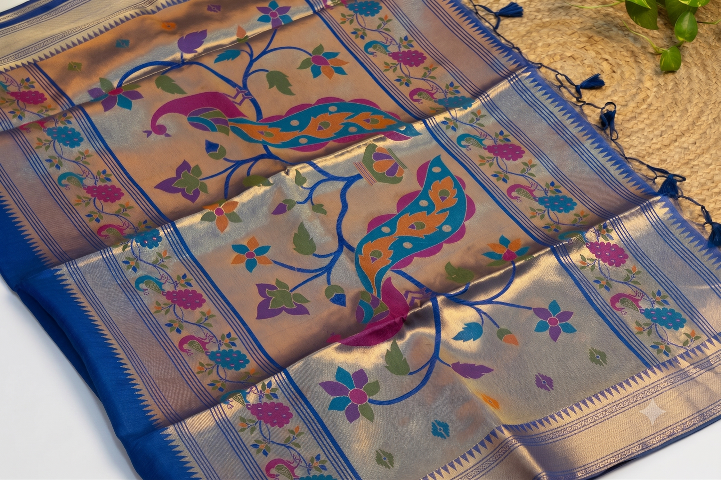 Mayura Heritage - Royal Blue Silk Saree