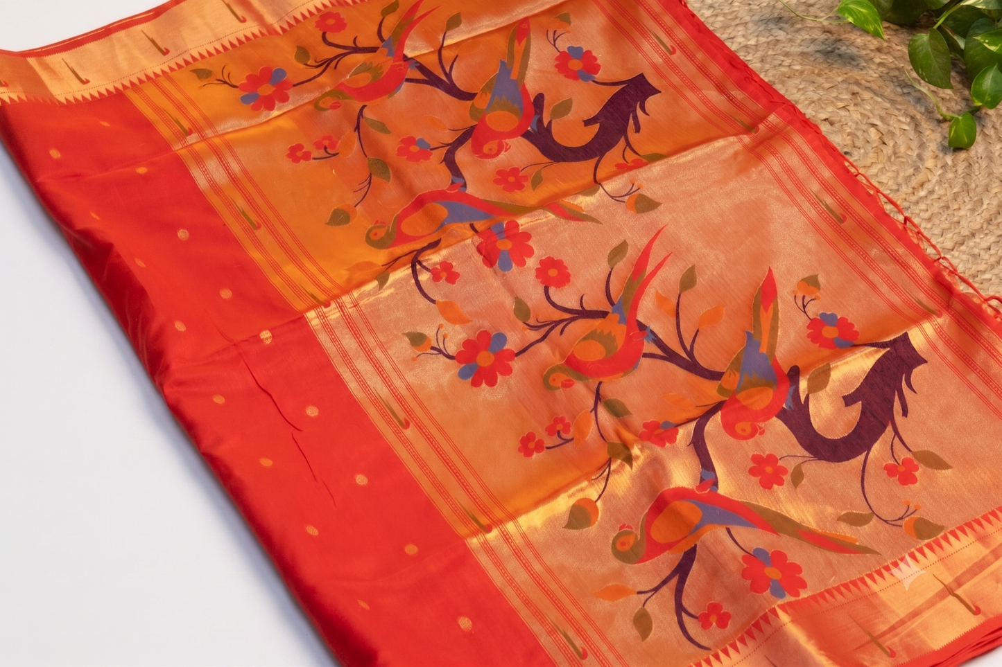 Shuka - Red Silk Saree