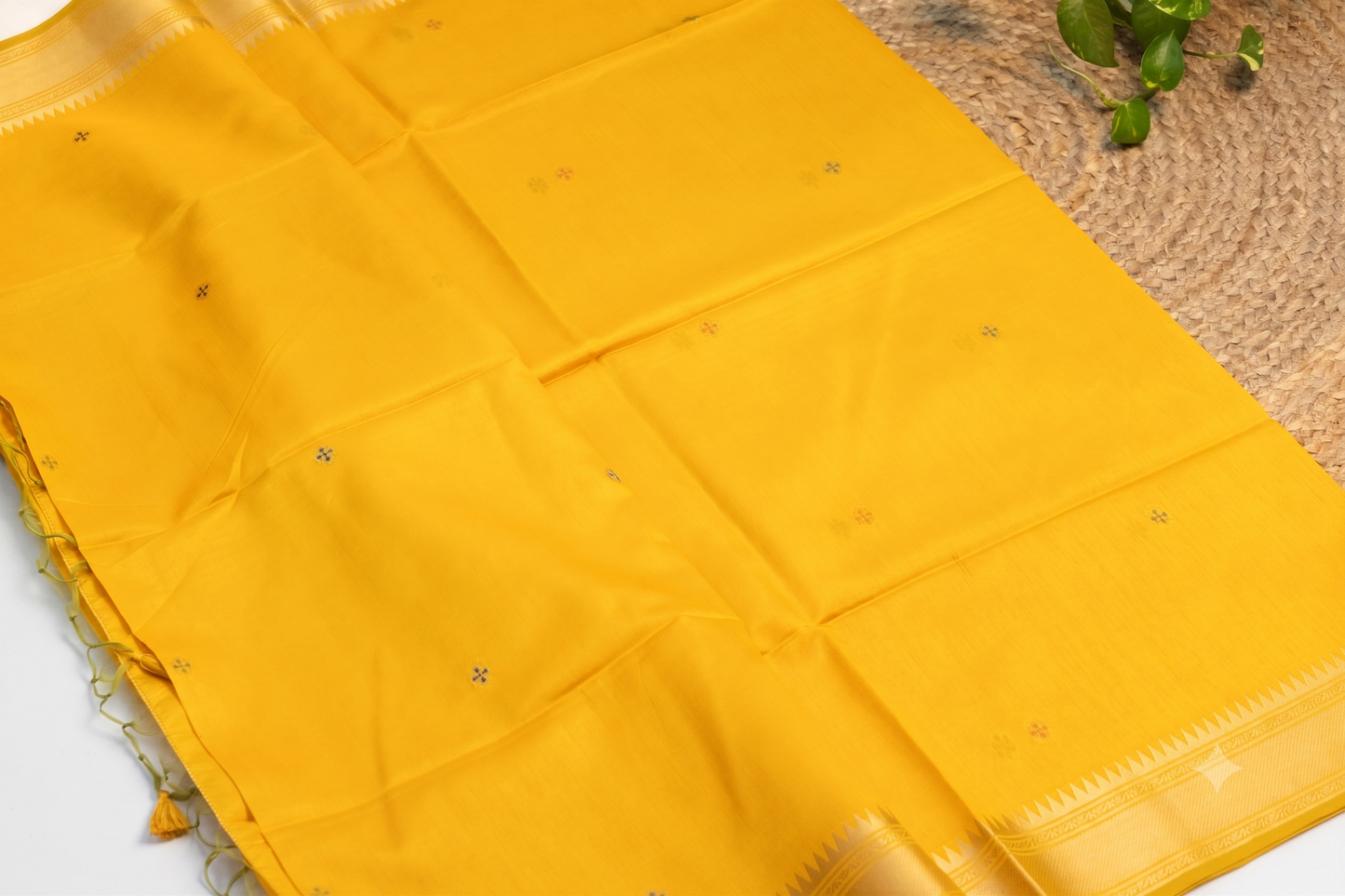 Mayura Heritage - Yellow Silk Saree