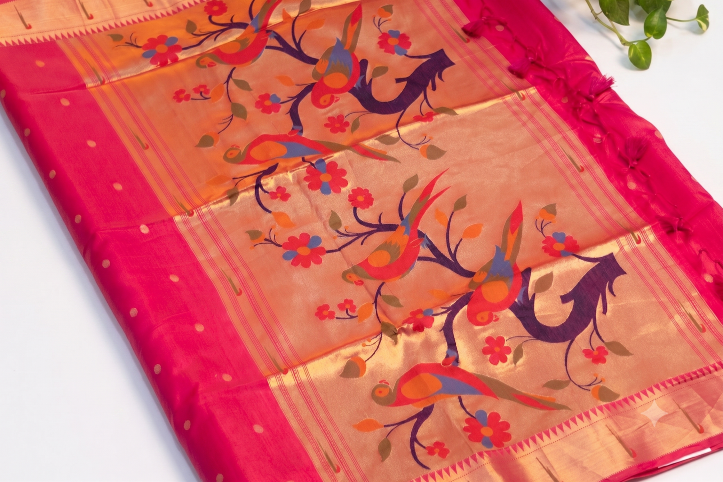 Shuka - Pink Silk Saree