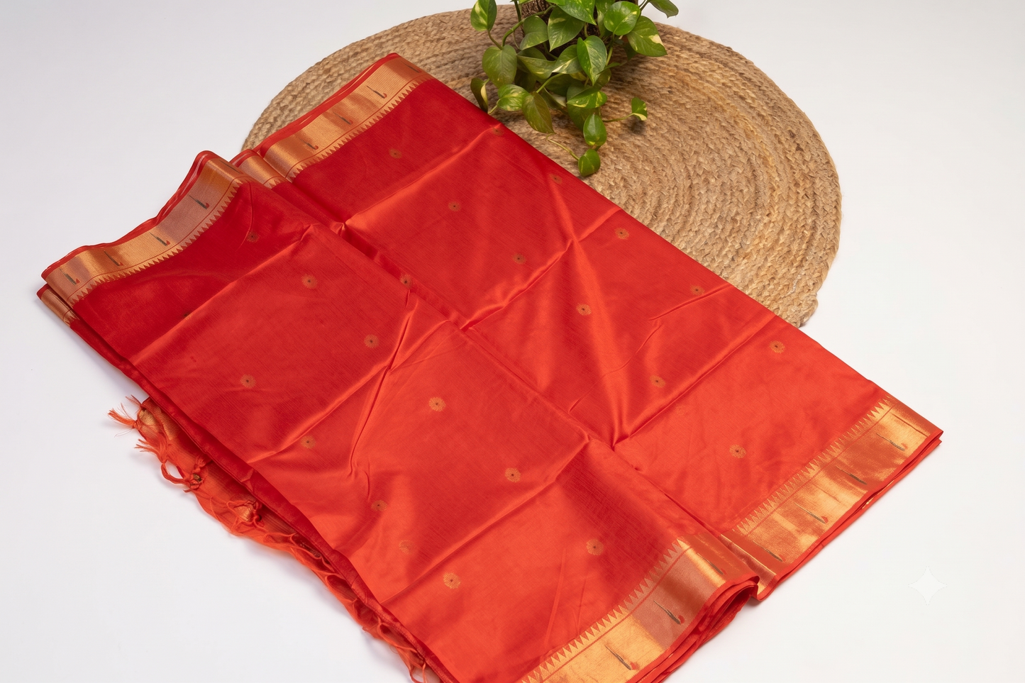 Kadambari - Red Silk Saree