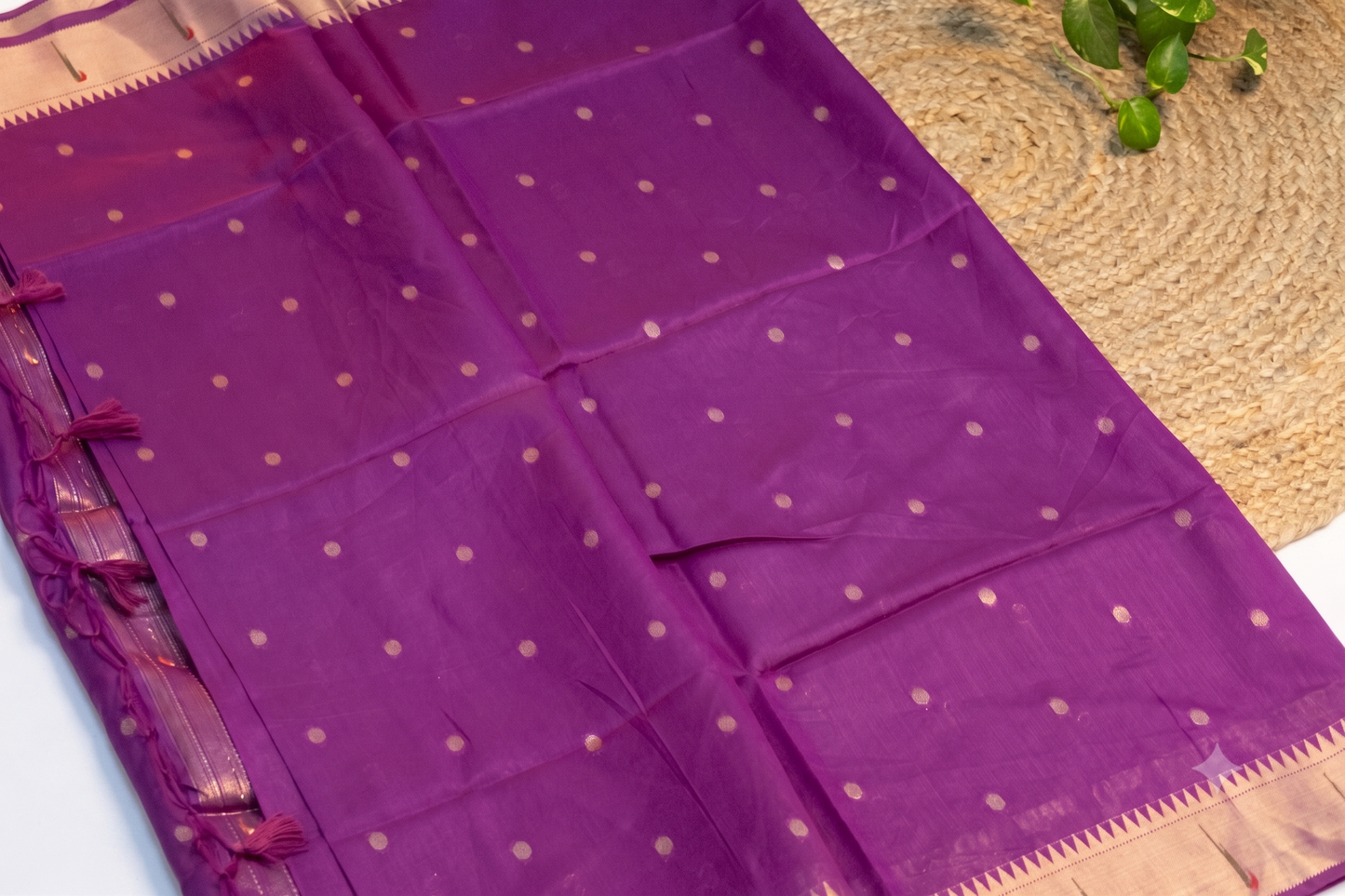 Shuka - Purple Silk Saree