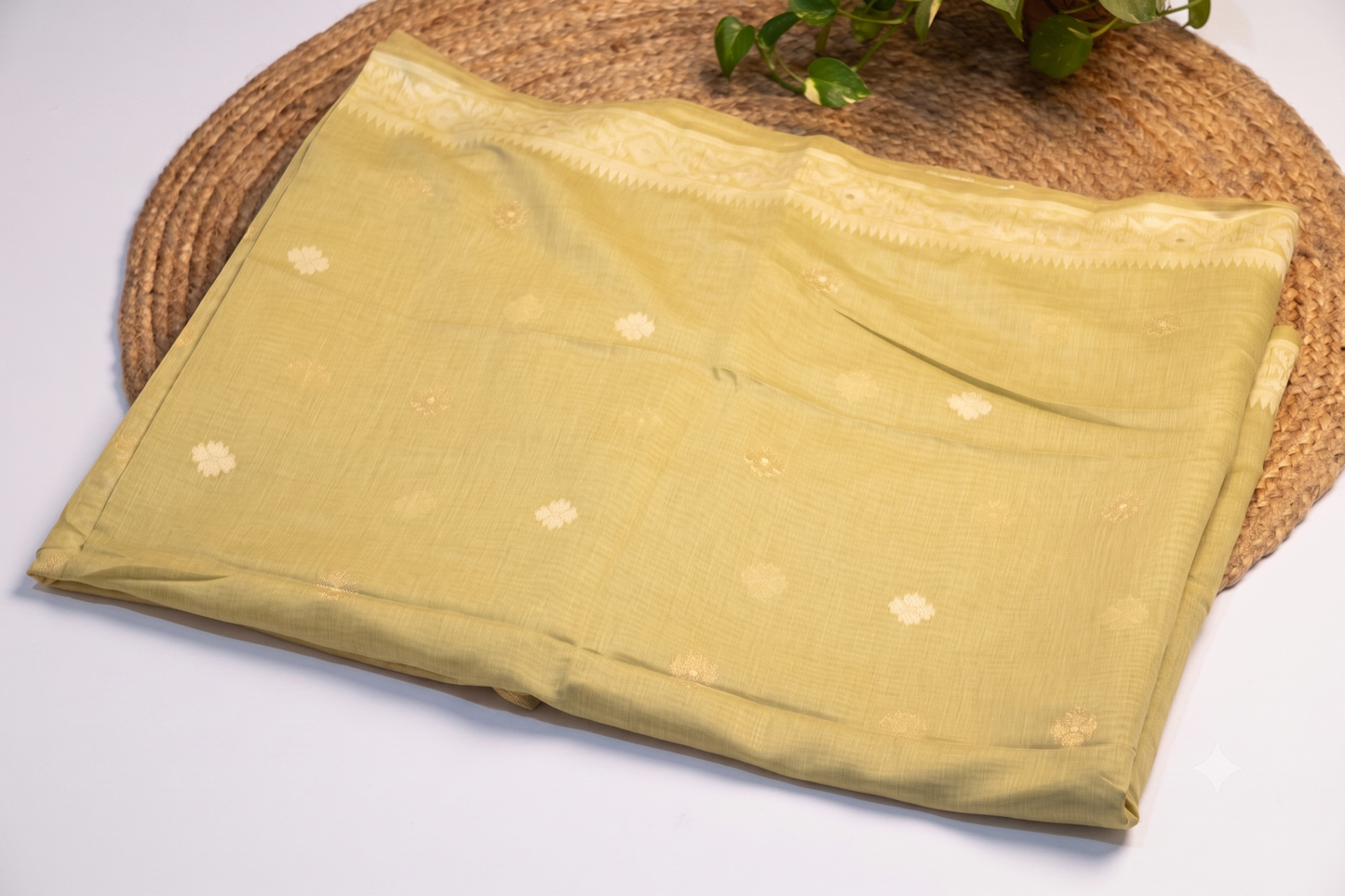 Nazakat - Green Jamdani weave