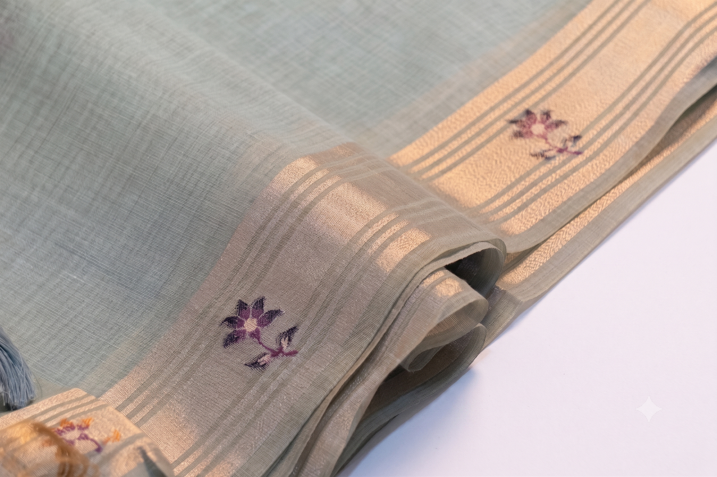 Bagicha - Light Blue Jamdani Cotton