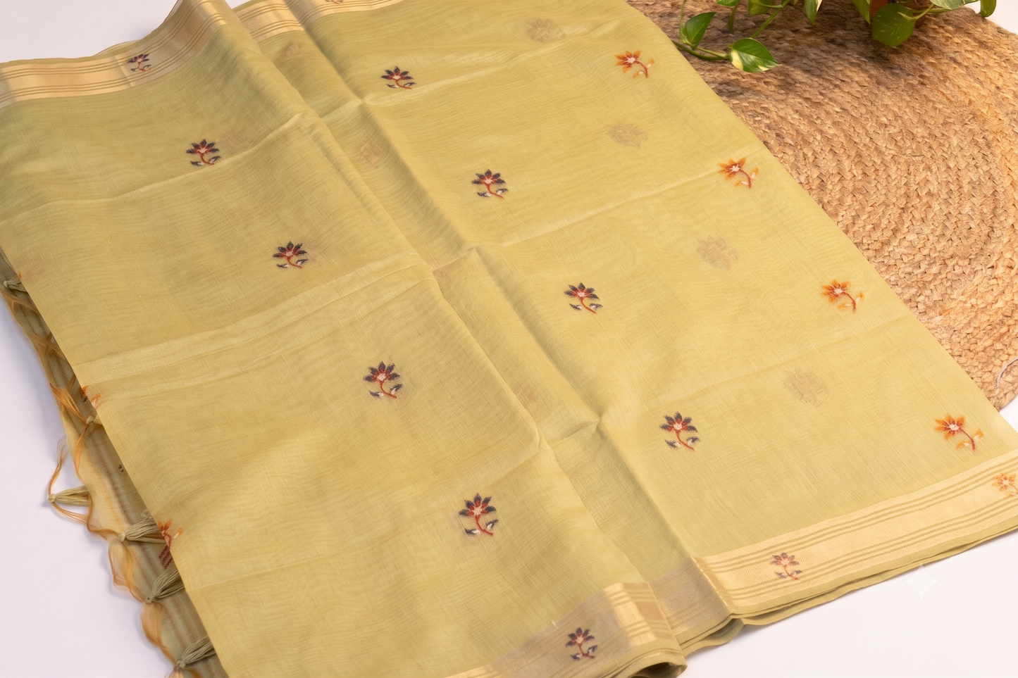 Bagicha - Green Jamdani Cotton