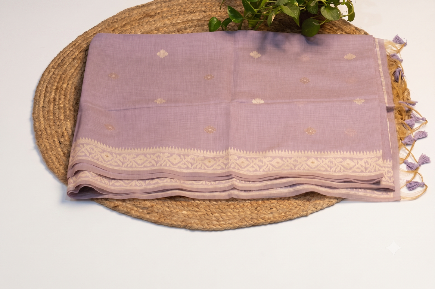 Nazakat - Purple Jamdani weave