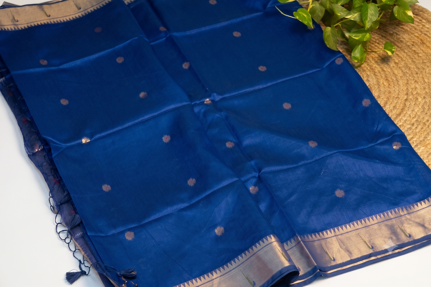 Kadambari - Blue Silk Saree