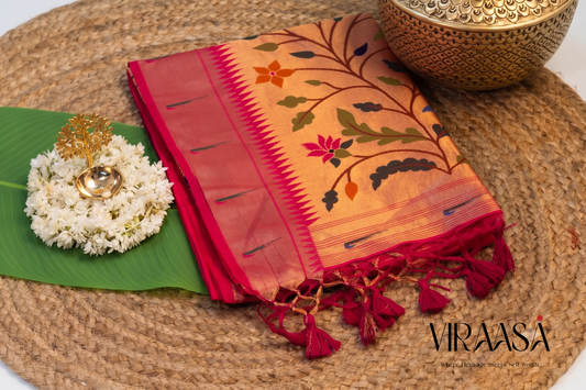 Kadambari - Pink Silk Saree