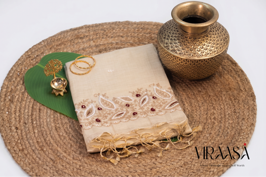 Kanaka Saree - Tissue Linen