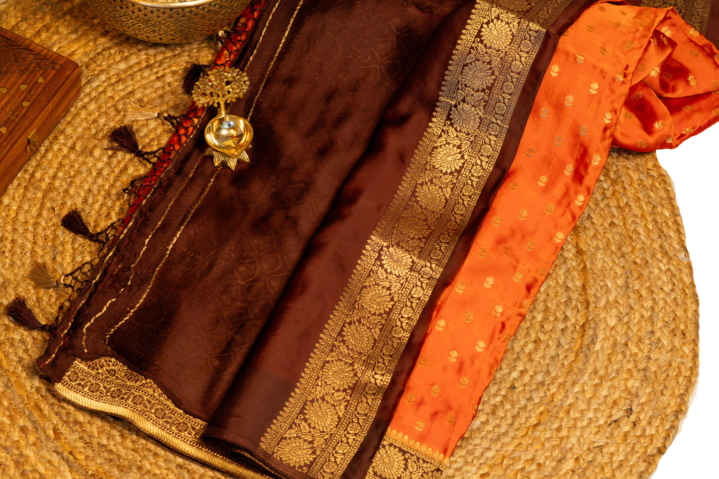 Radhika - Crepe Satin Saree