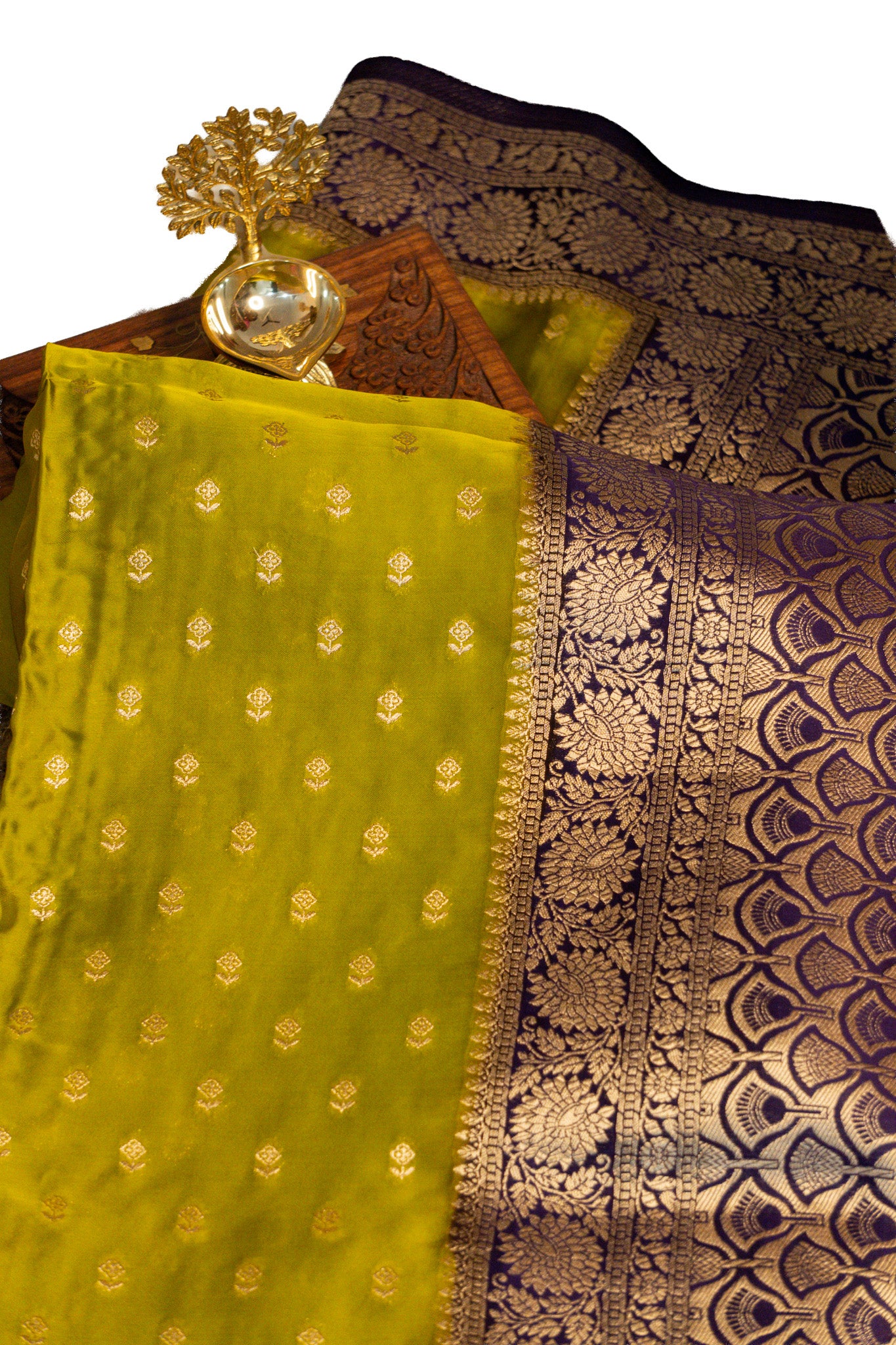 Sumitra - Crepe Satin Saree
