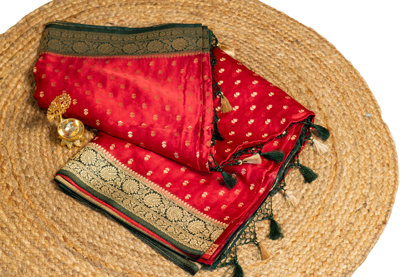 Vaidehi - Crepe Satin Silk Saree