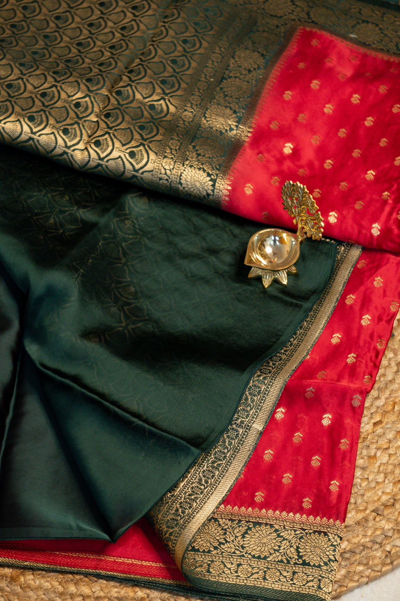 Vaidehi - Crepe Satin Silk Saree