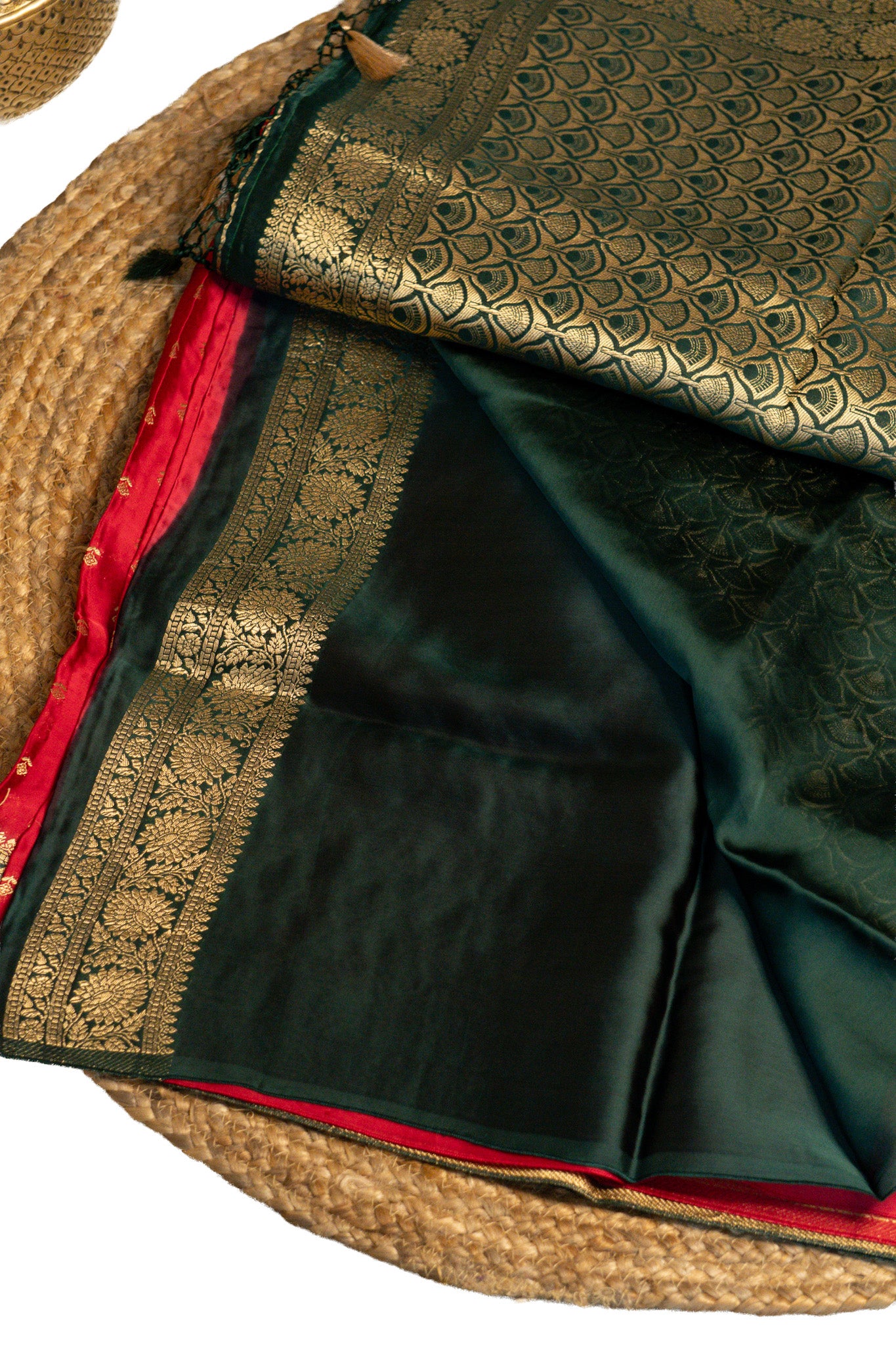 Vaidehi - Crepe Satin Silk Saree