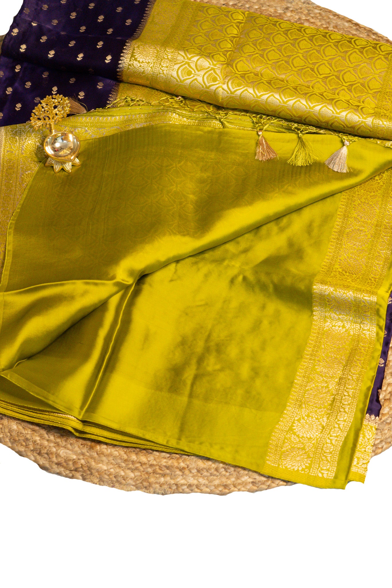 Aaradhya - Crepe Satin Silk Saree