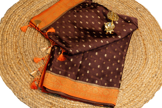 Avantika - Crepe Satin Banarasi Saree