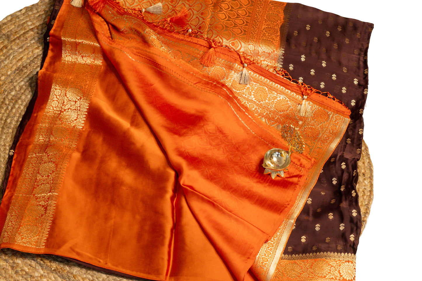 Avantika - Crepe Satin Banarasi Saree