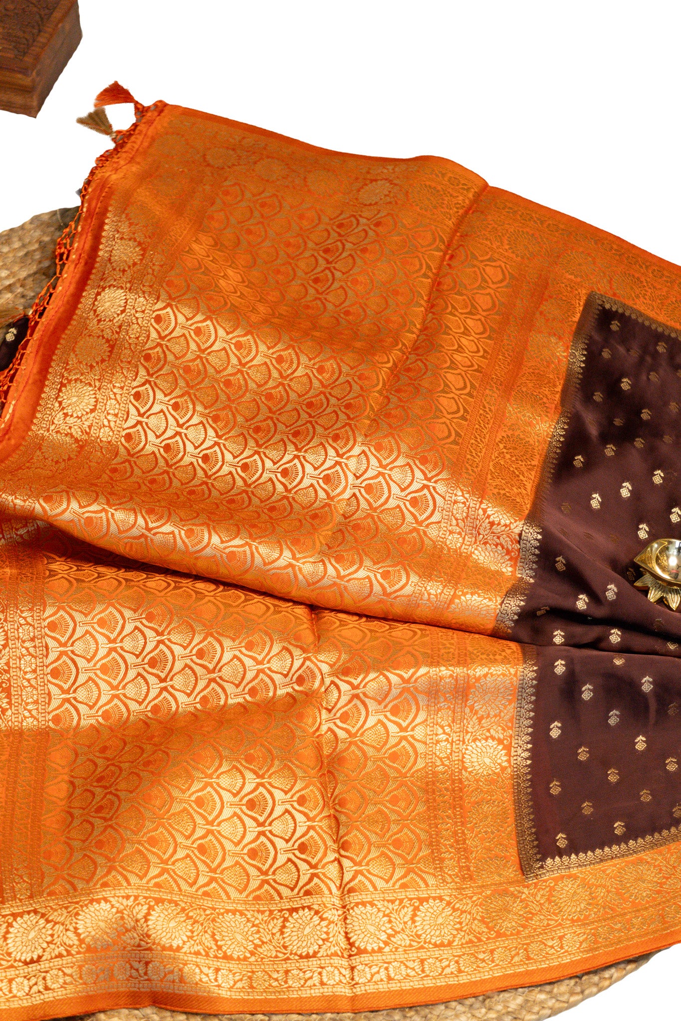 Avantika - Crepe Satin Banarasi Saree