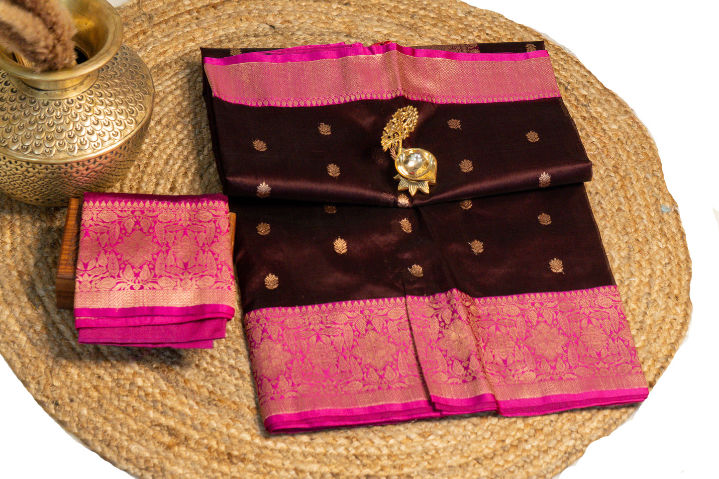 Anvita - Pure Kora Organza Banarasi Saree