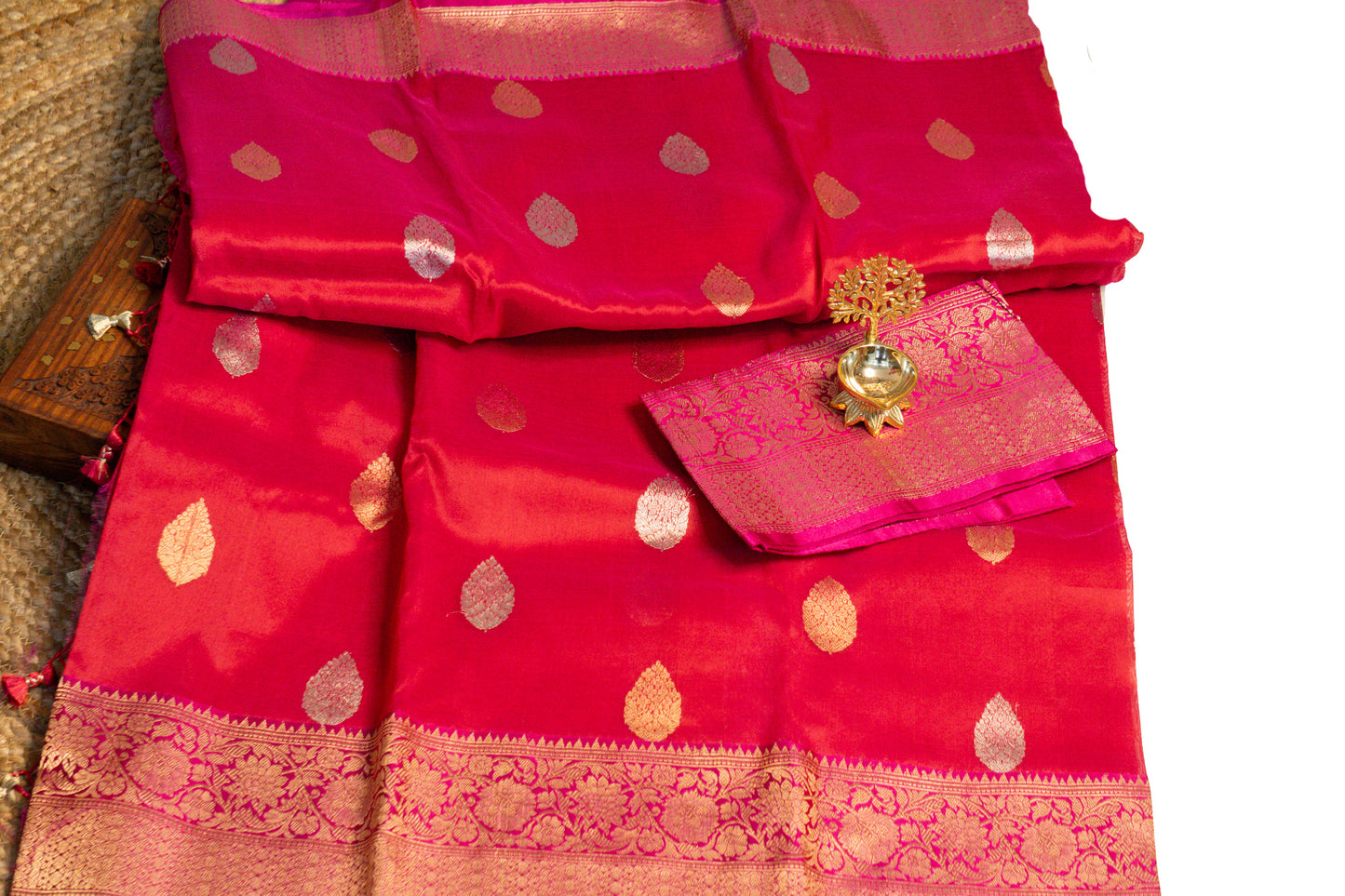 Aanya - Kora Organza Banarasi Saree