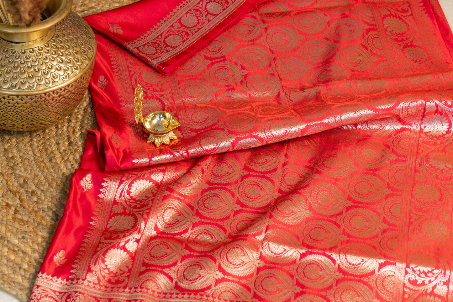 Madhavi - Banarasi Mashru Katan Silk