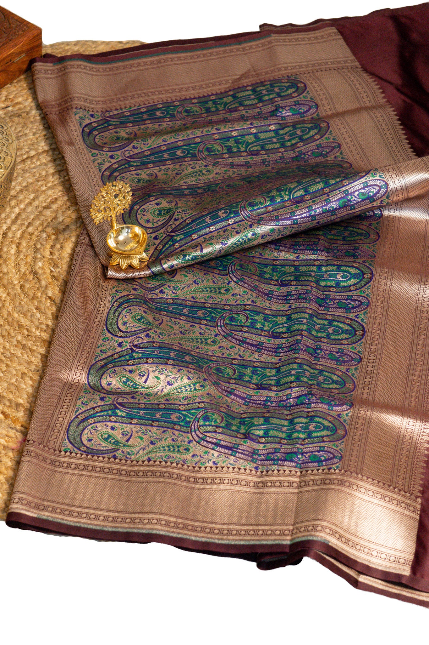 Ruhani - Banarasi Mashru Katan Silk