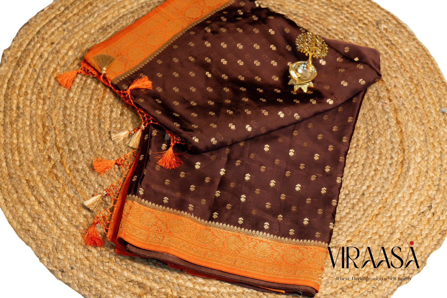 Avantika - Crepe Satin Banarasi Saree