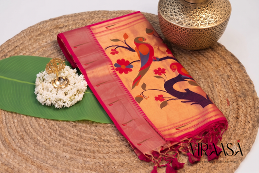 Shuka - Pink Silk Saree